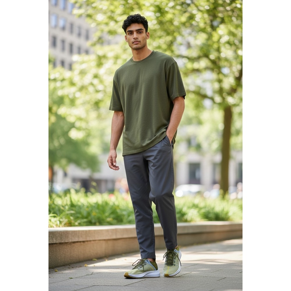 Nike EXP-X14 Mens Running Shoes Moss Green Yellow AO1554-300 Sneaker